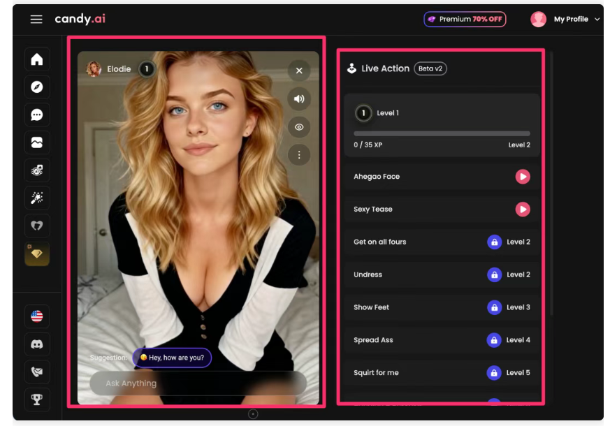 Candy AI Review: Features, Pricing, Live Action & Who It Suits screenshot 3