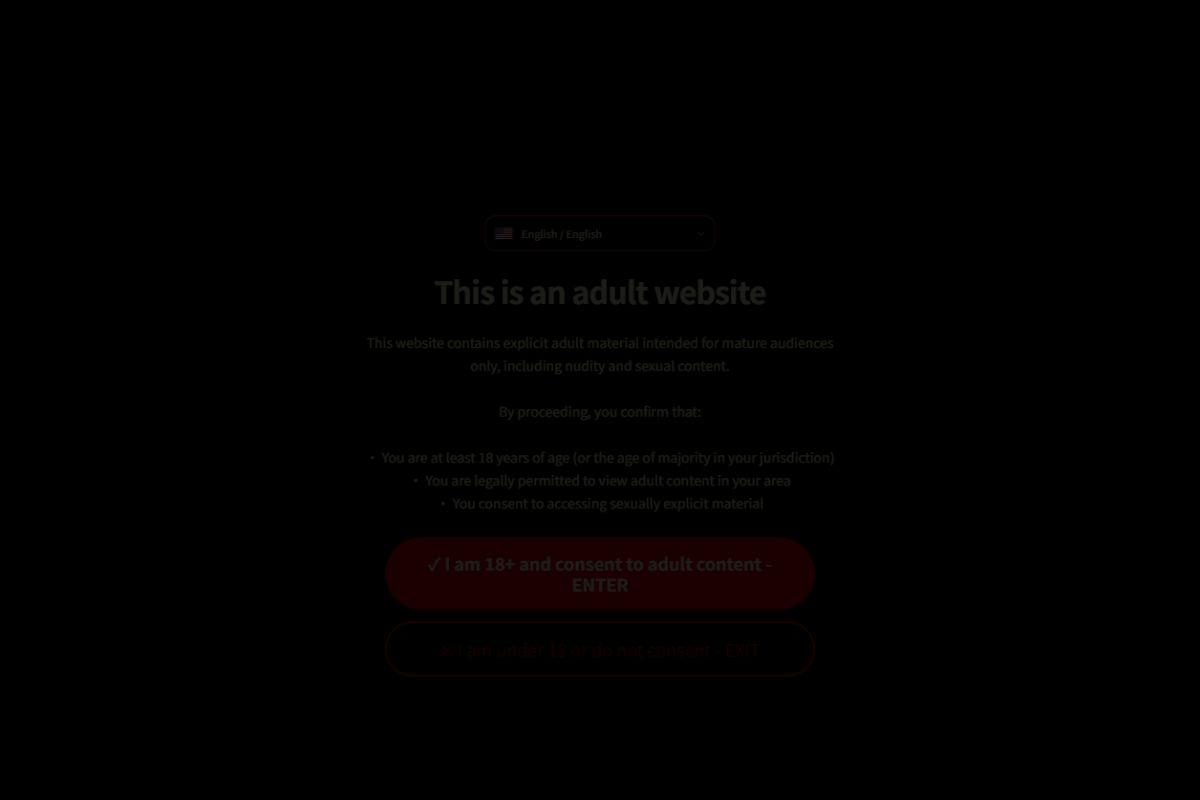 Imagine Red homepage displaying the adult age gate and platform description for uncensored AI image and video creation.
